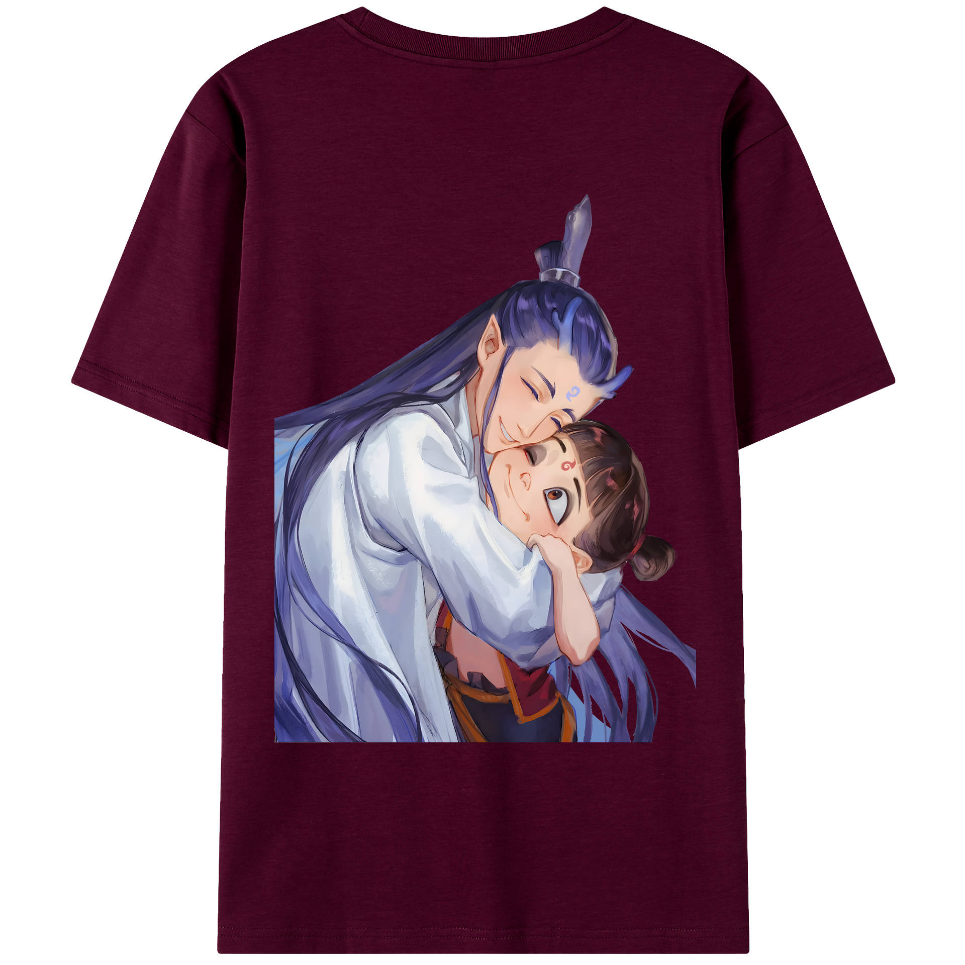 （画像用） Ne Zha 2 ナタ 魔童の大暴れ レディース半袖Tシャツ(バックプリント)